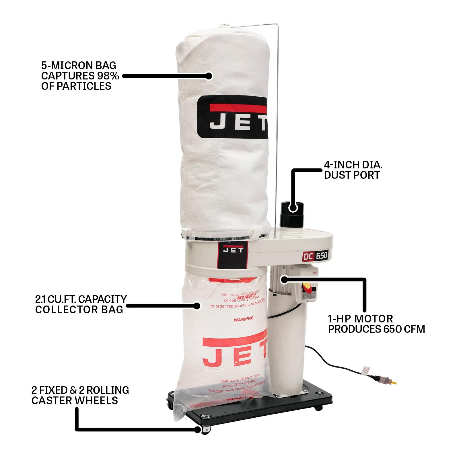 DC650 w/ 5M Bag Filter Kit