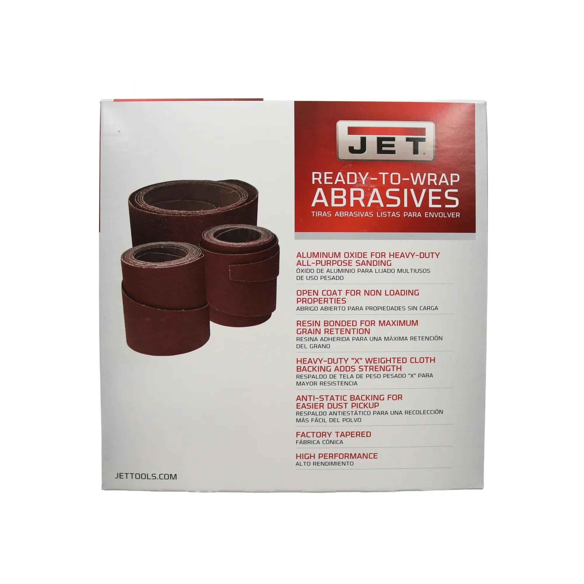 10" Ready-to-Wrap Sandpaper, 180 Grit (6-Pack)