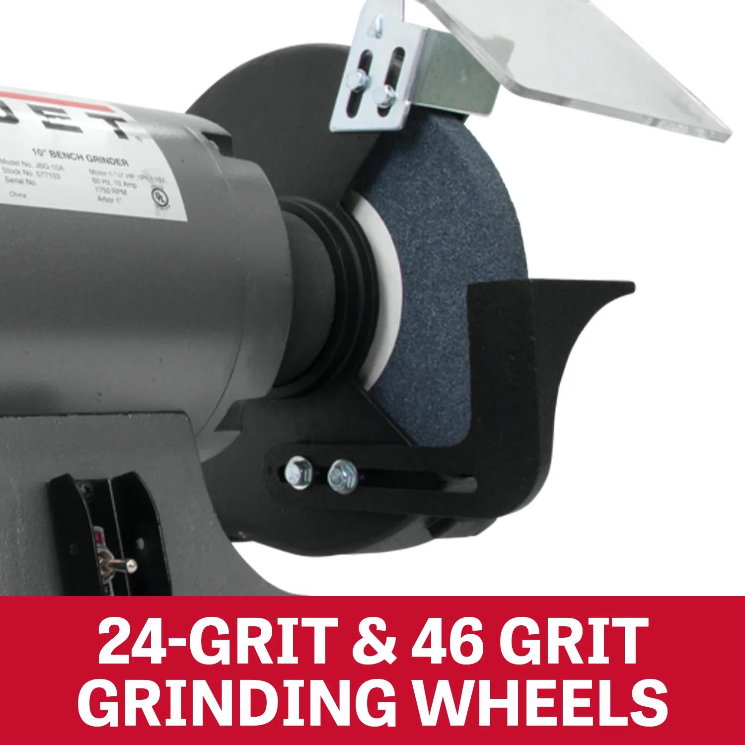 10" Bench Grinder, 1HP, 120V 1PH(JBG-10B)