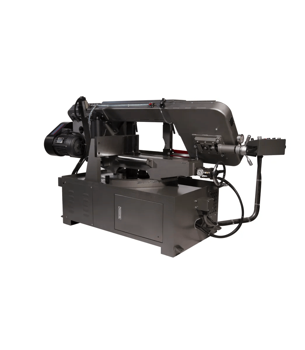 12" x 20" Semi-Automatic Mitering Vari. Speed Bandsaw w/ Hydraulic Vise, 3HP, 230/460V 3PH(HBS-1220MSAH)