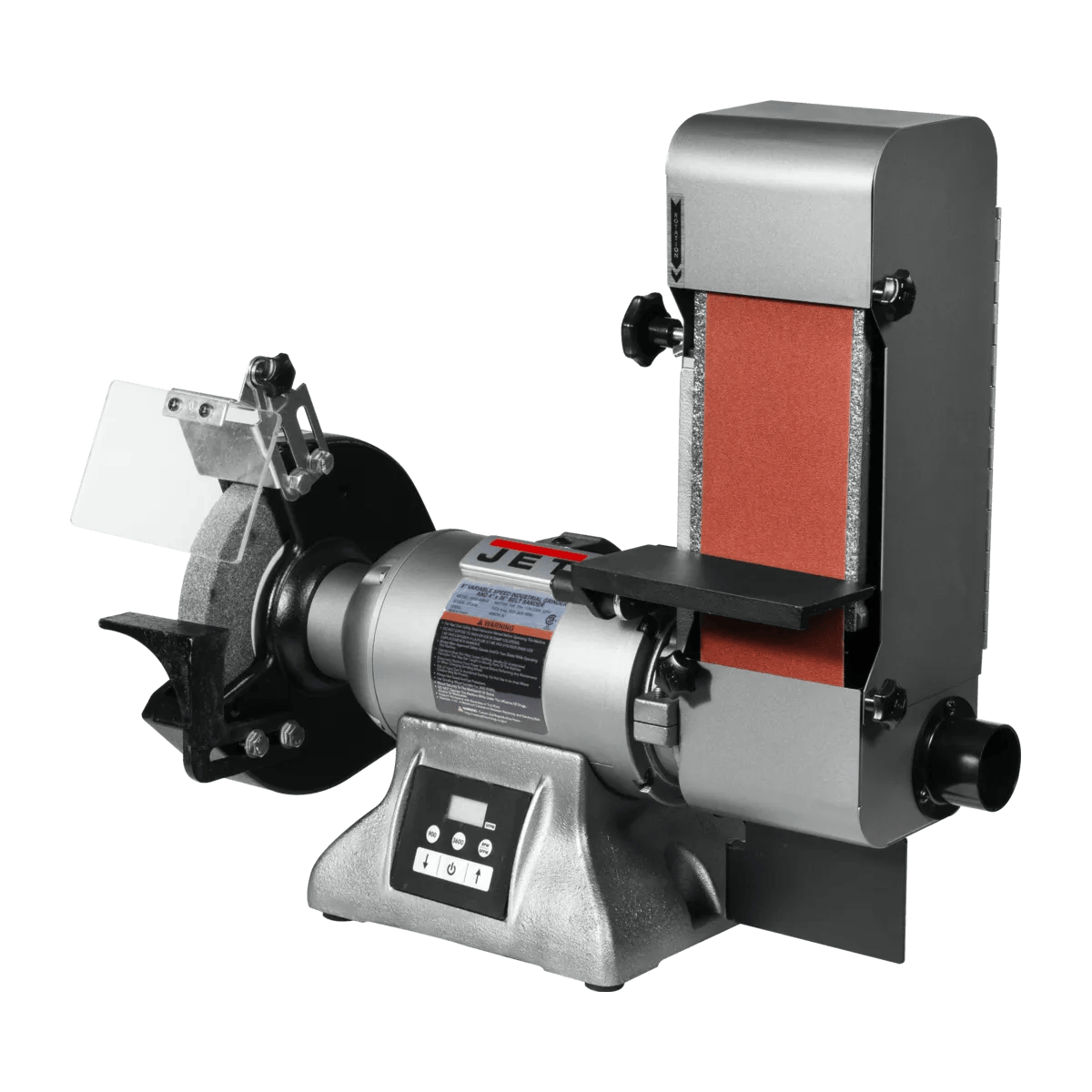 8" Vari. Speed Industrial Grinder & 4 x 36 Belt Sander, 1HP, 115/230V 1PH(IBGB-436VS)