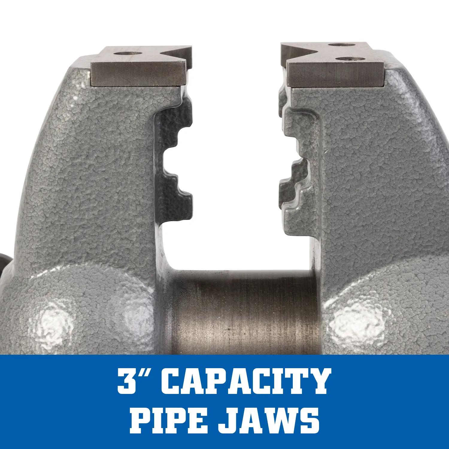 3 inch capacity for pipes
