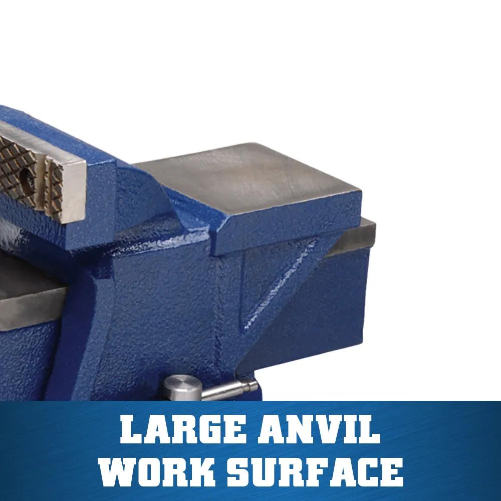 5 in. General Purpose Bench Vise with Swivel Base