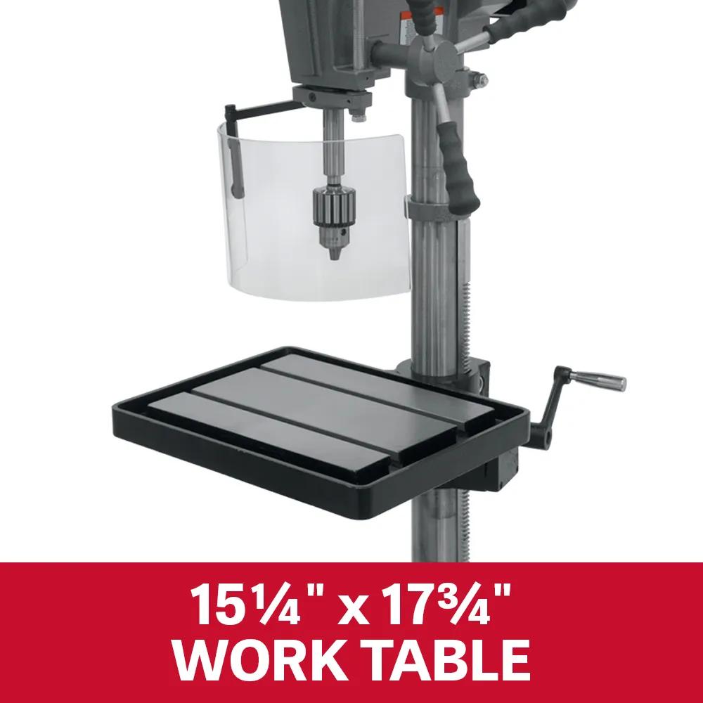 15" Vari. Speed Floor Model Drill Press, 1HP, 230/460V(J-A5818)