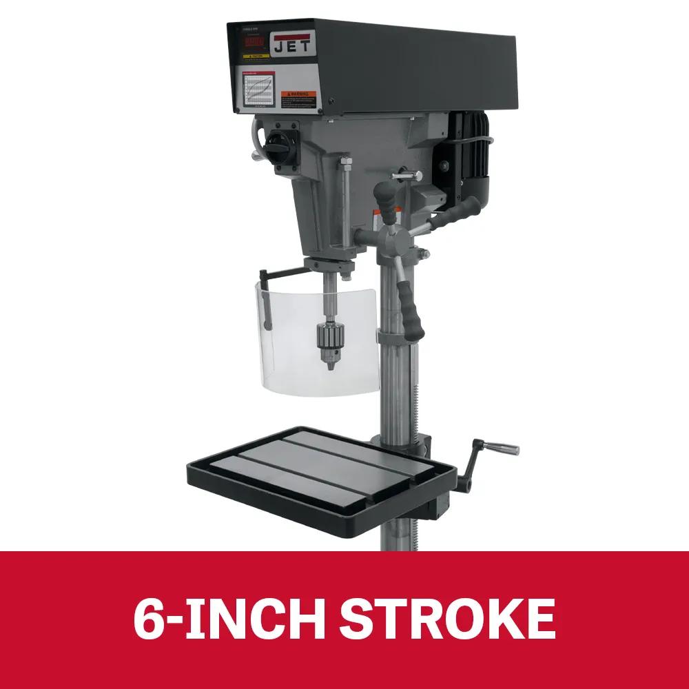 15" Vari. Speed Floor Model Drill Press, 1HP, 230/460V(J-A5818)