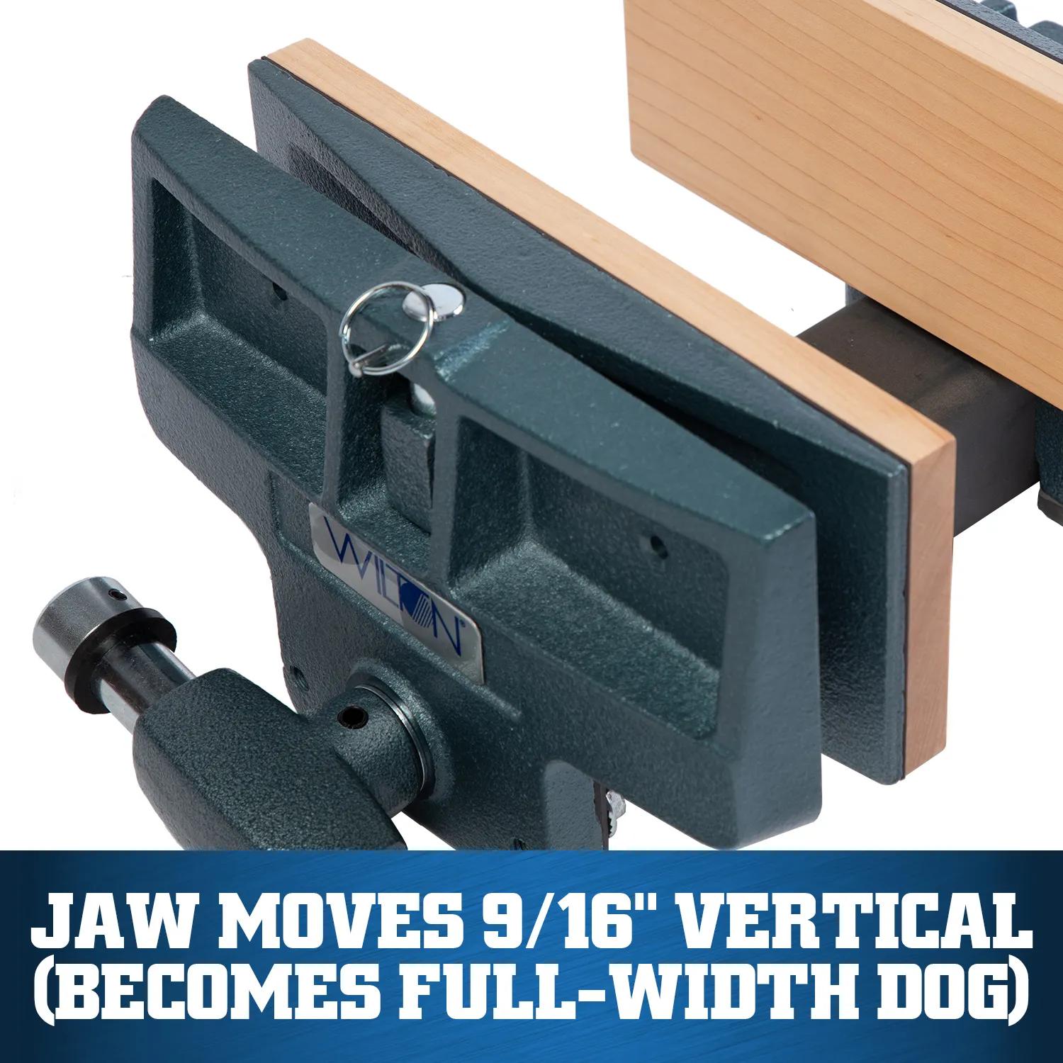 4 x 8 in. Rapid Acting Pivot Woodworkers Vise