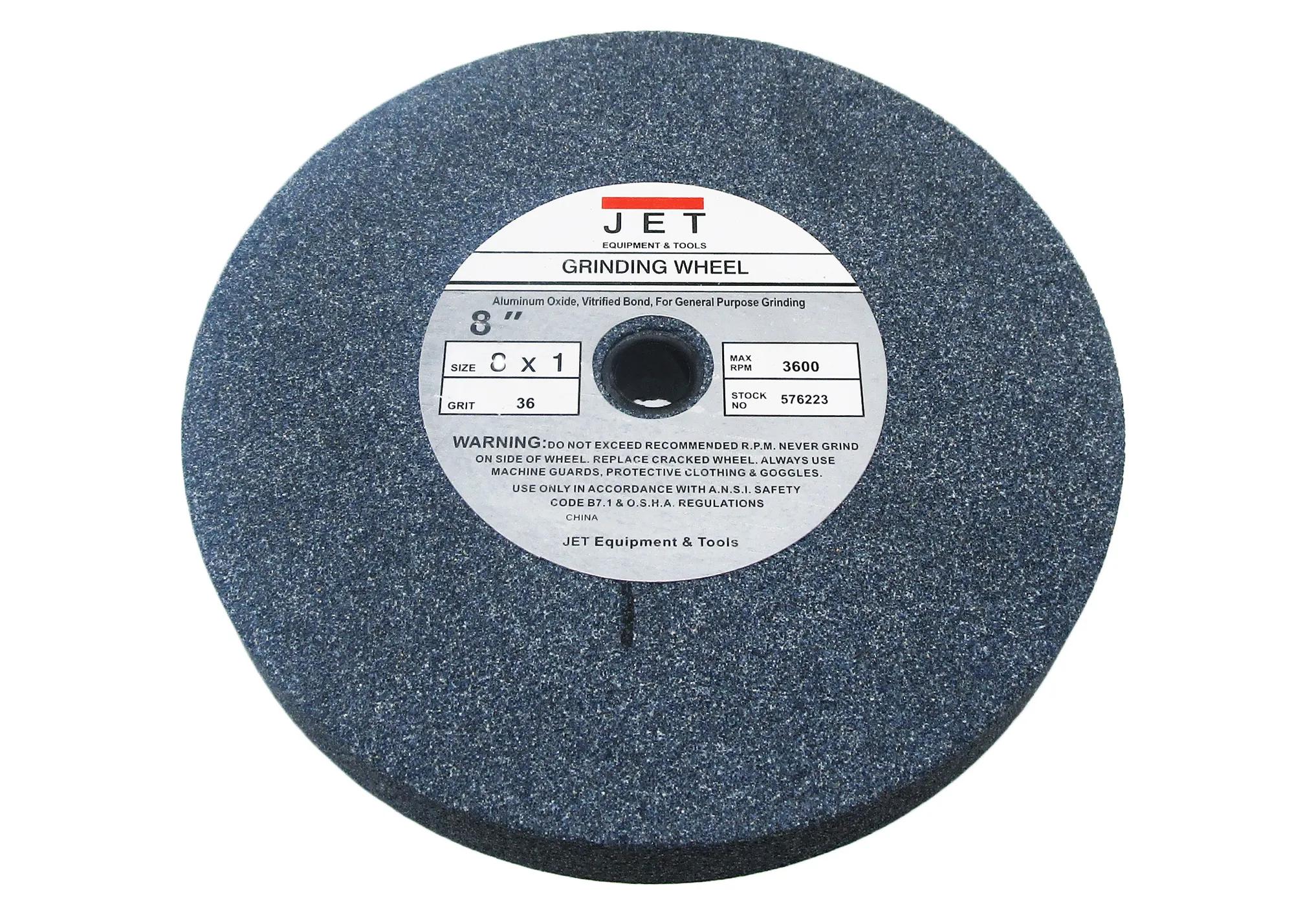 Grinding Wheel, 8 x 1 in A36 for JET grinders