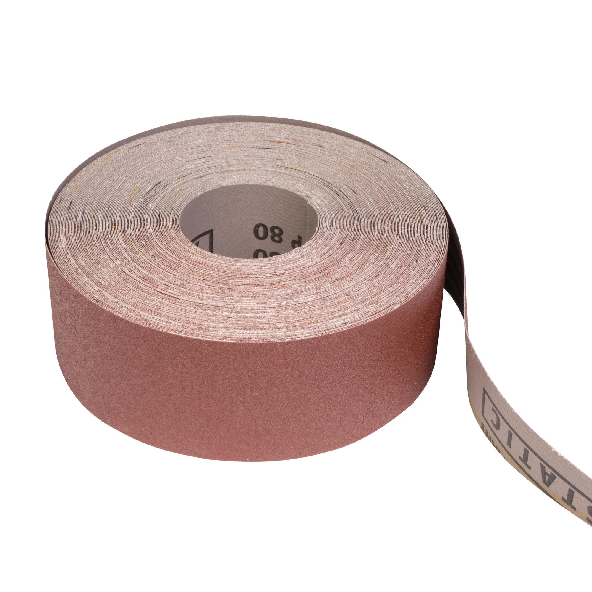 Premium Ready-to-Cut Abrasive Sandpaper, 80 Grit, 3" Wide