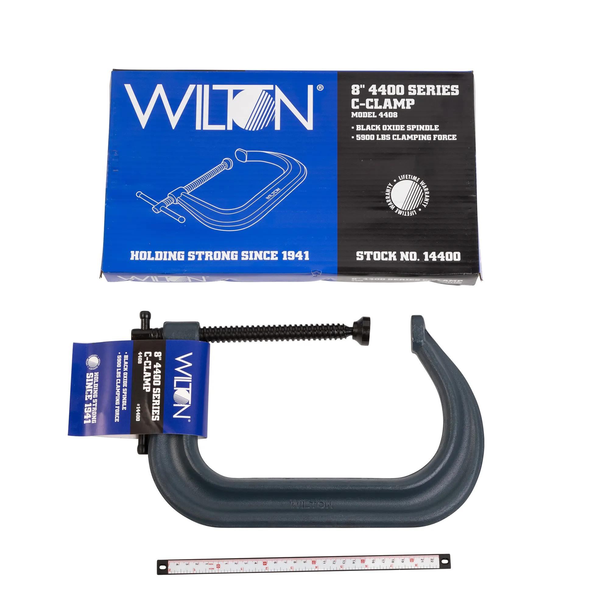 4400 Series Drop forged C-Clamp - Extra Deep-Throat, Regular-Duty, 2 in.  - 8 in.  Jaw Opening