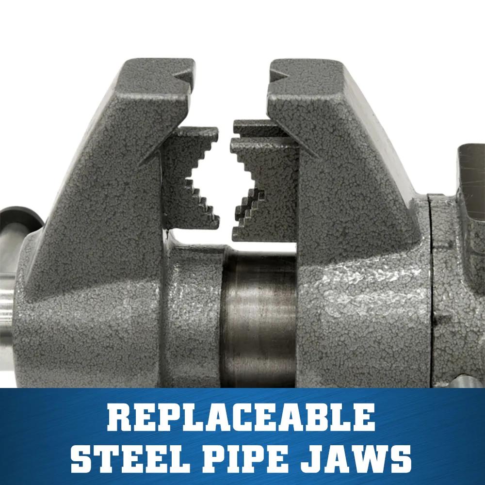 5-1/2 in. Multi-Purpose Bench Vise with 360-Degree Rotating Head & Base