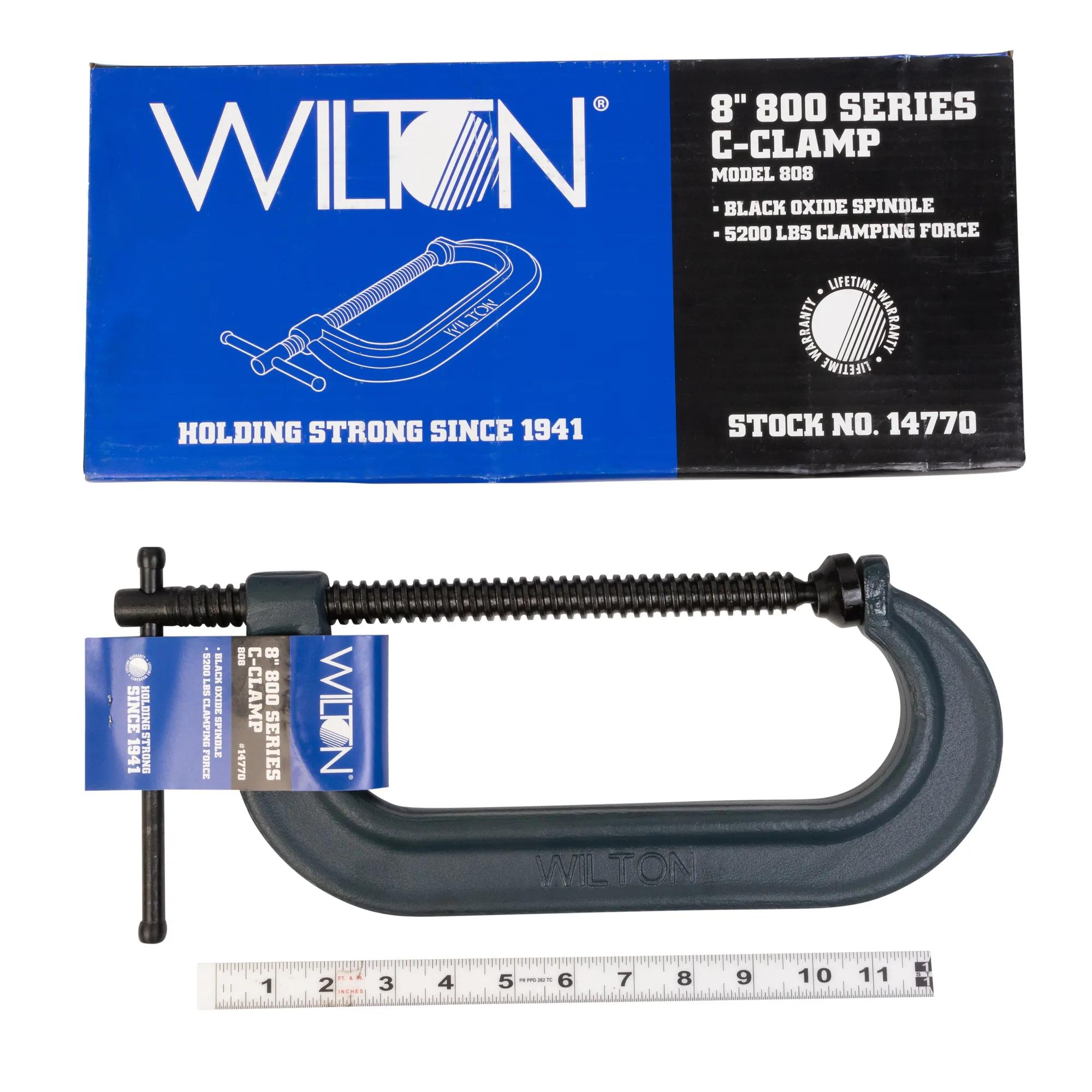 800 Series Standard Depth Drop Forged C-Clamp, 0 - 8 in. Opening