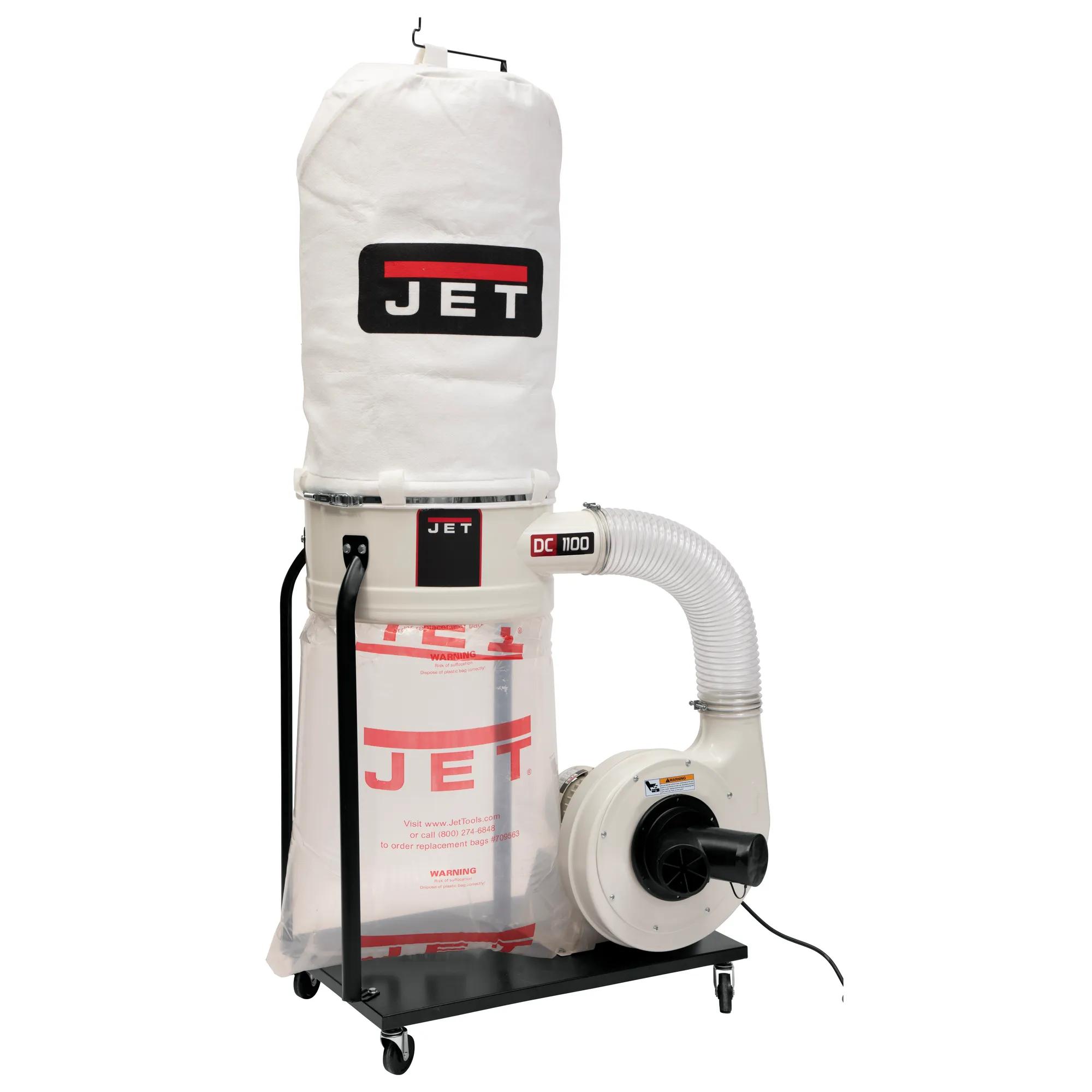 1100 CFM, Dust Collector, 5-Micron Bag Filter Kit, 1.5HP, 115/230V 1PH(DC-1100VX-5M)