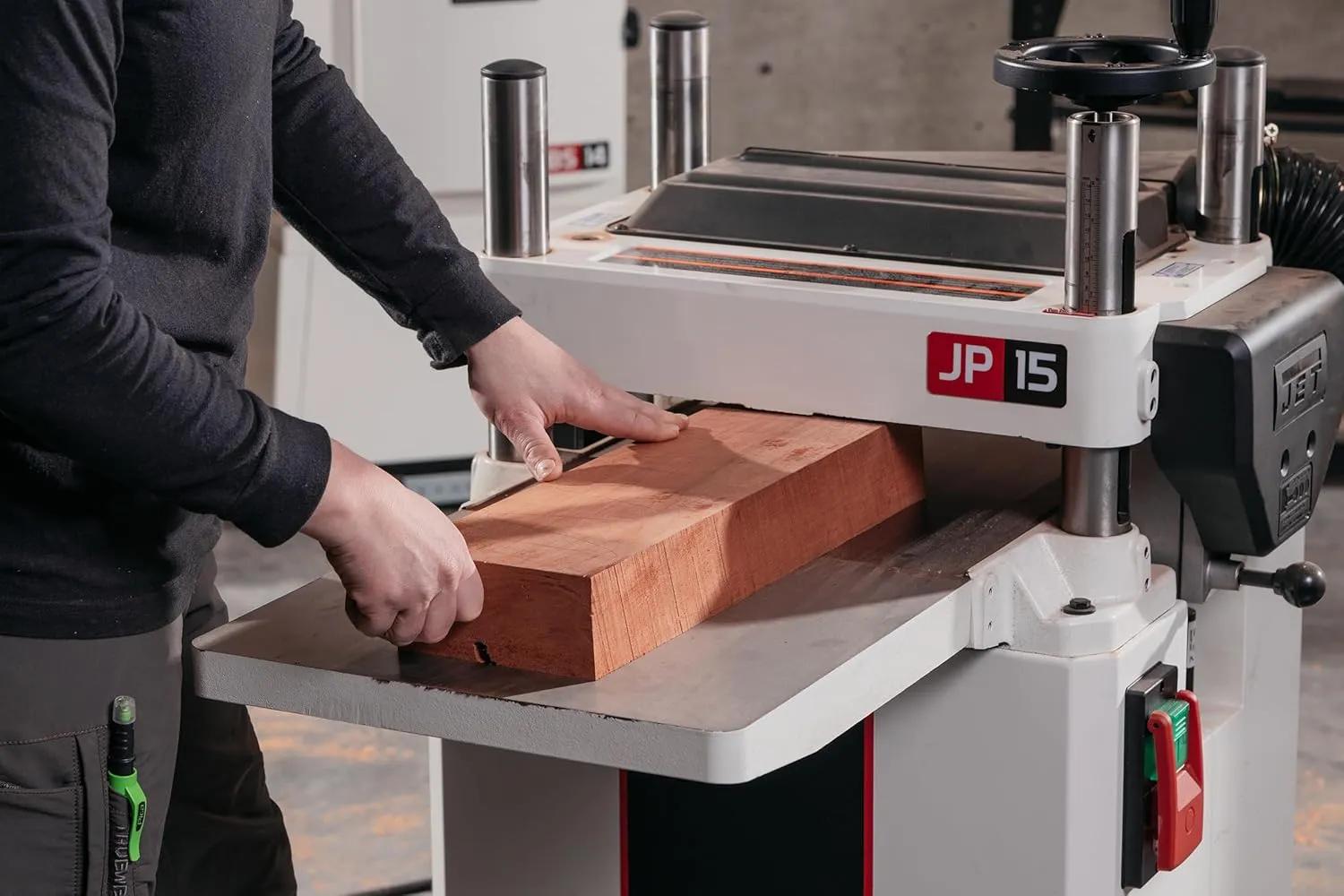 15"  Helical Cutterhead Planer, 3HP, 230V 1PH(JWP-15BHH)