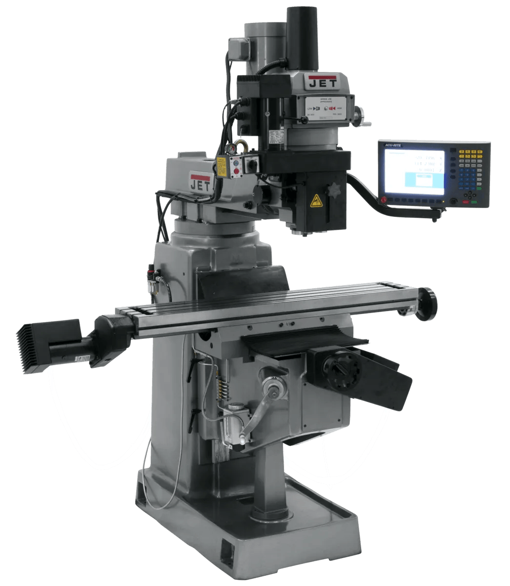 10" x 50" Mill w/ 2-Axis Acu-Rite MilPwr G2 CNC Controller, 3HP, 230V 3PH(JTM-1050EVS2/230)