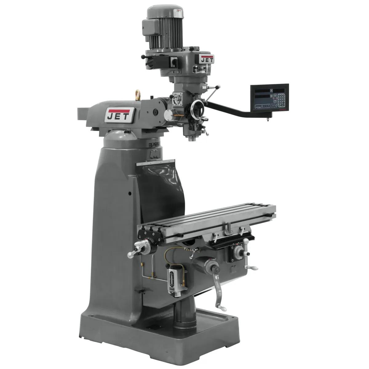 8" x 36" Mill w/ 3-Axis NMS800 DRO (K), 1.5HP, 115/230V 1PH(JVM-836-1)