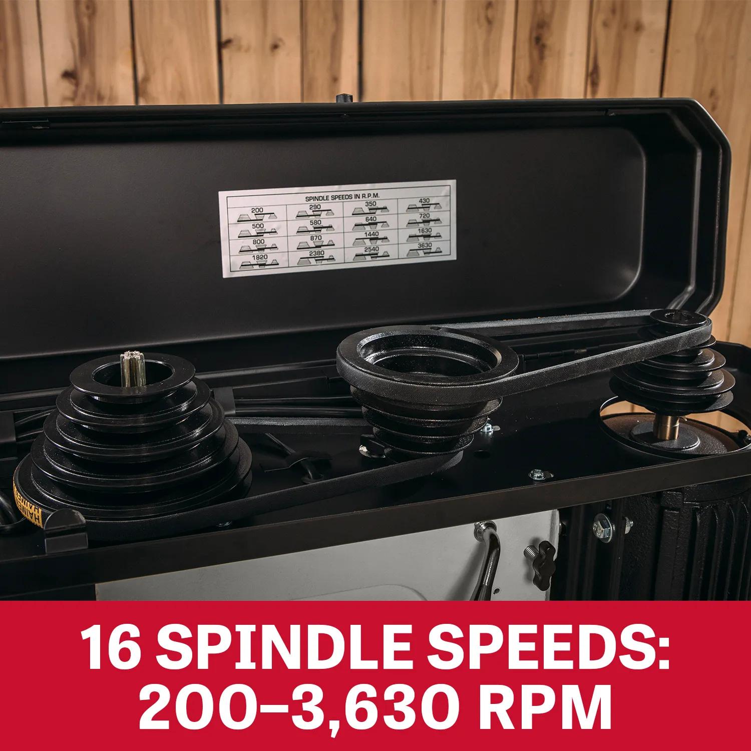 16-1/2" Drill Press, 0.75HP, 115/230V 1PH(JDP-17MF)