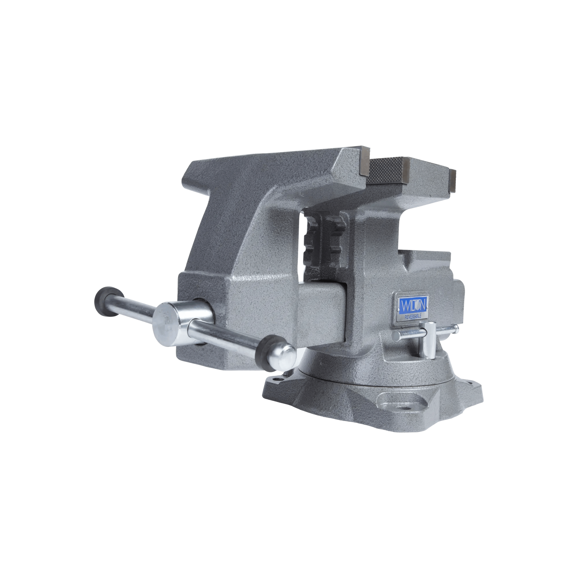 8 in. Reversible Bench Vise with 360-Degree Swivel Base