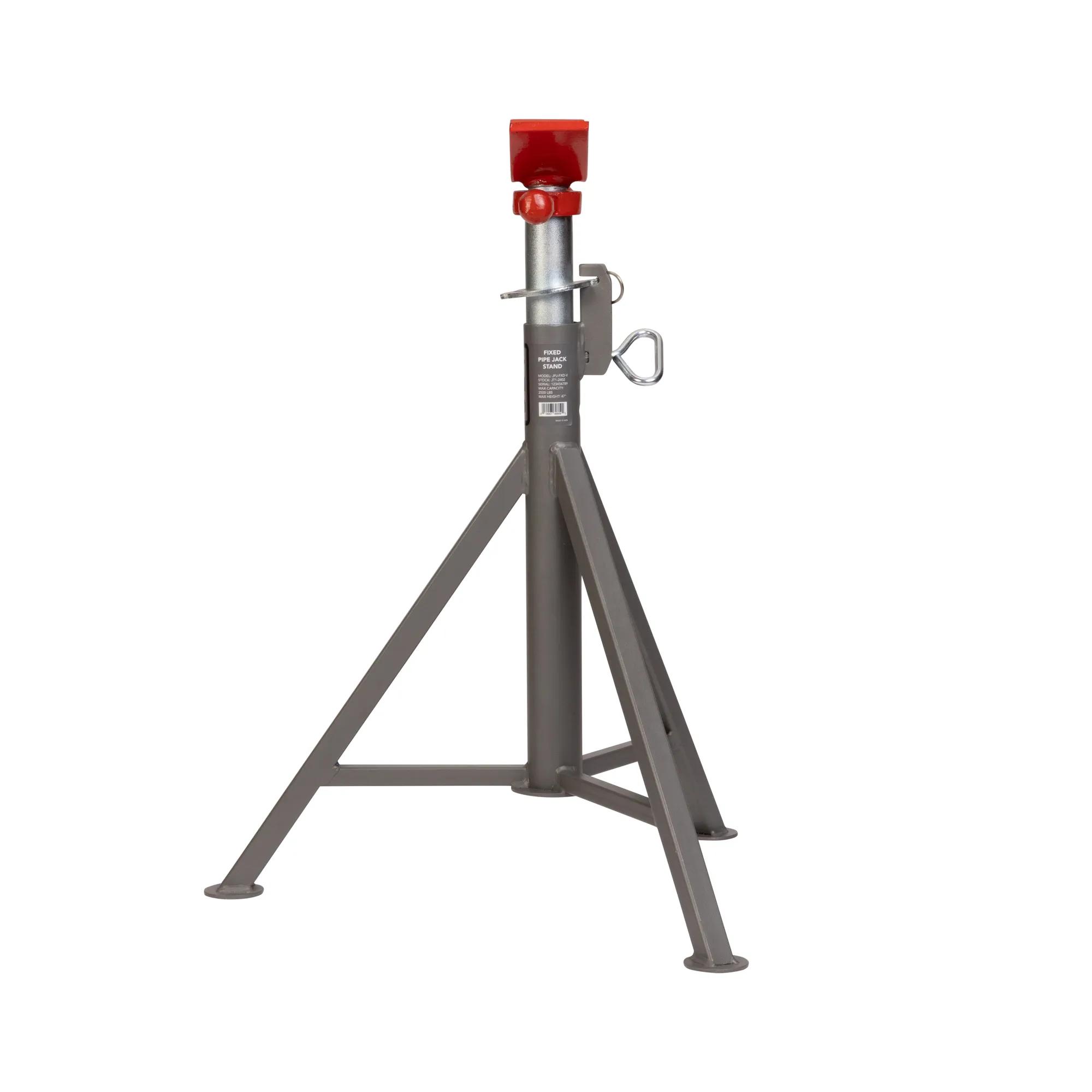 Fixed-Height Pipe Jack Stand(JPJ-FXD-V)