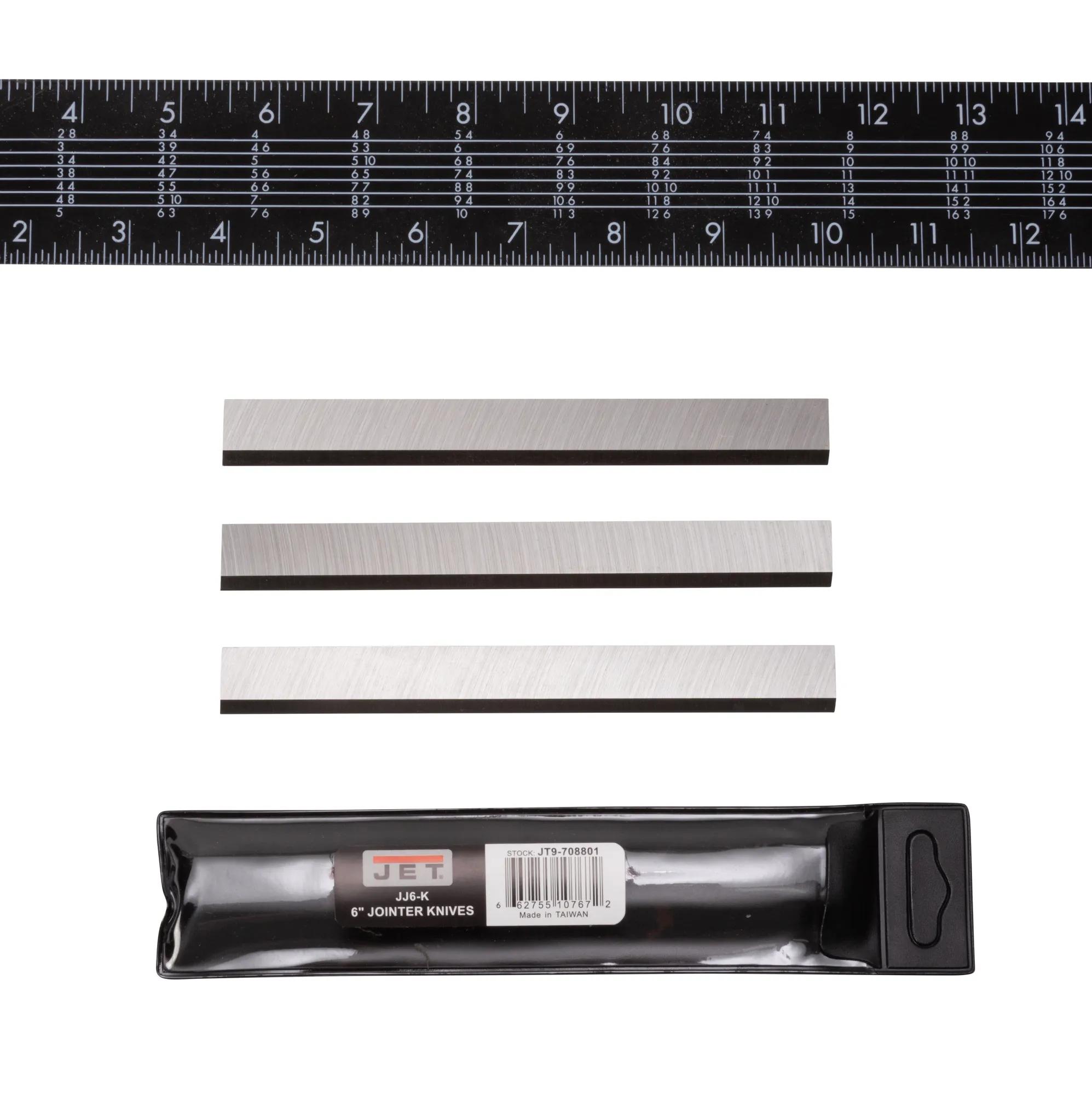 JJ6-K Replacement Knives for 6 in Jointer, 3 Pieces