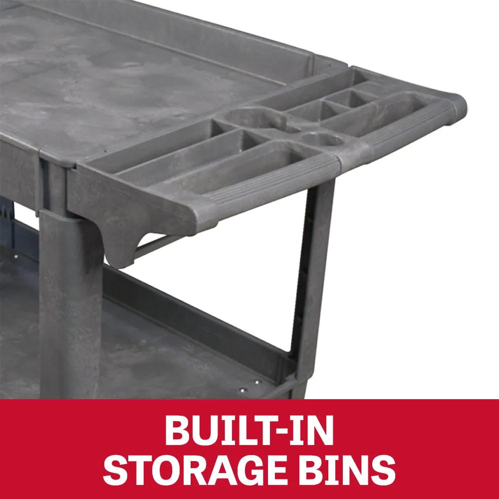 550 lb Capacity, Resin Utility Cart(PUC-3117)