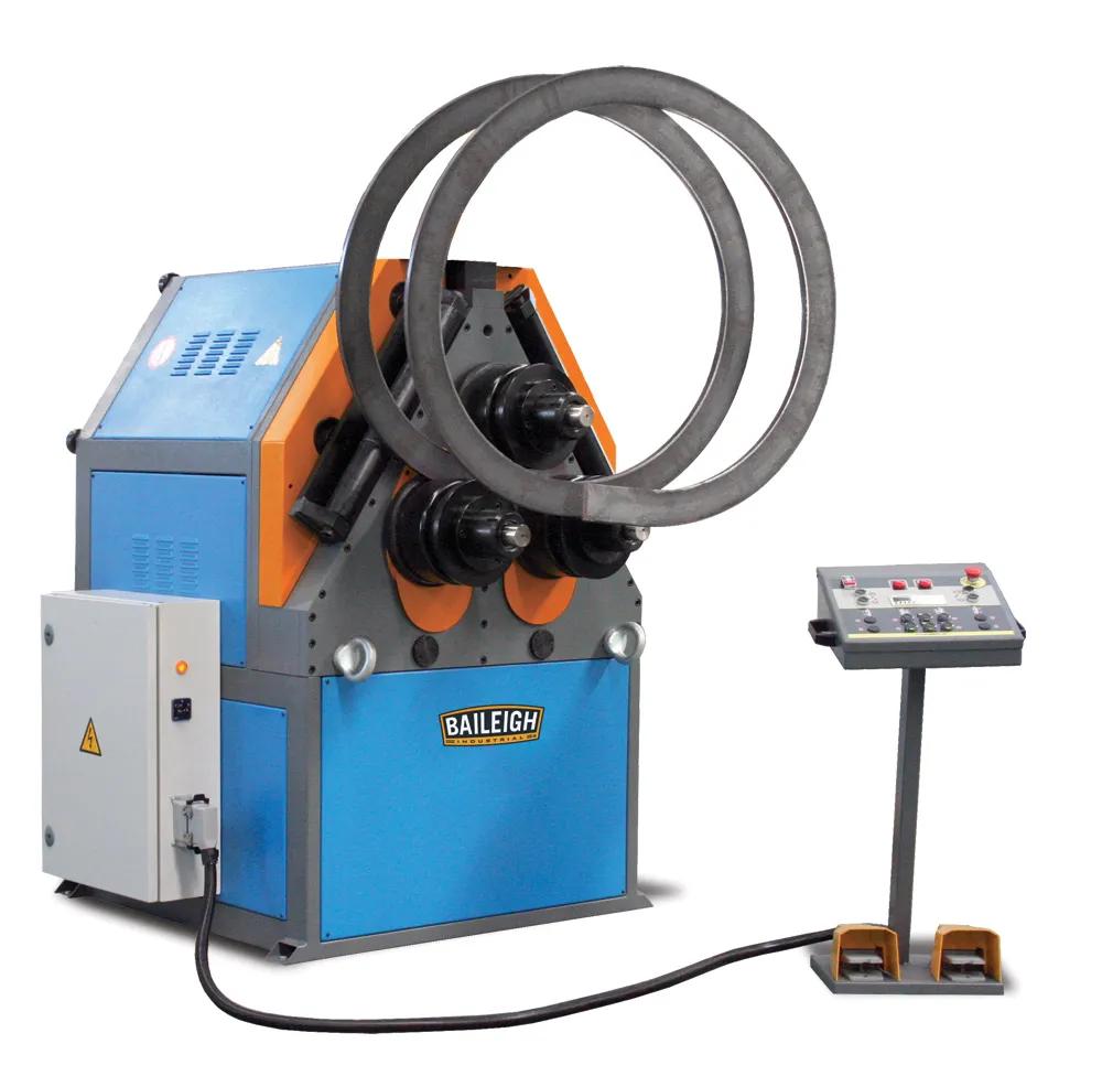 Double-Pinch Roll Bender reduces material waste and cuts down on bend time