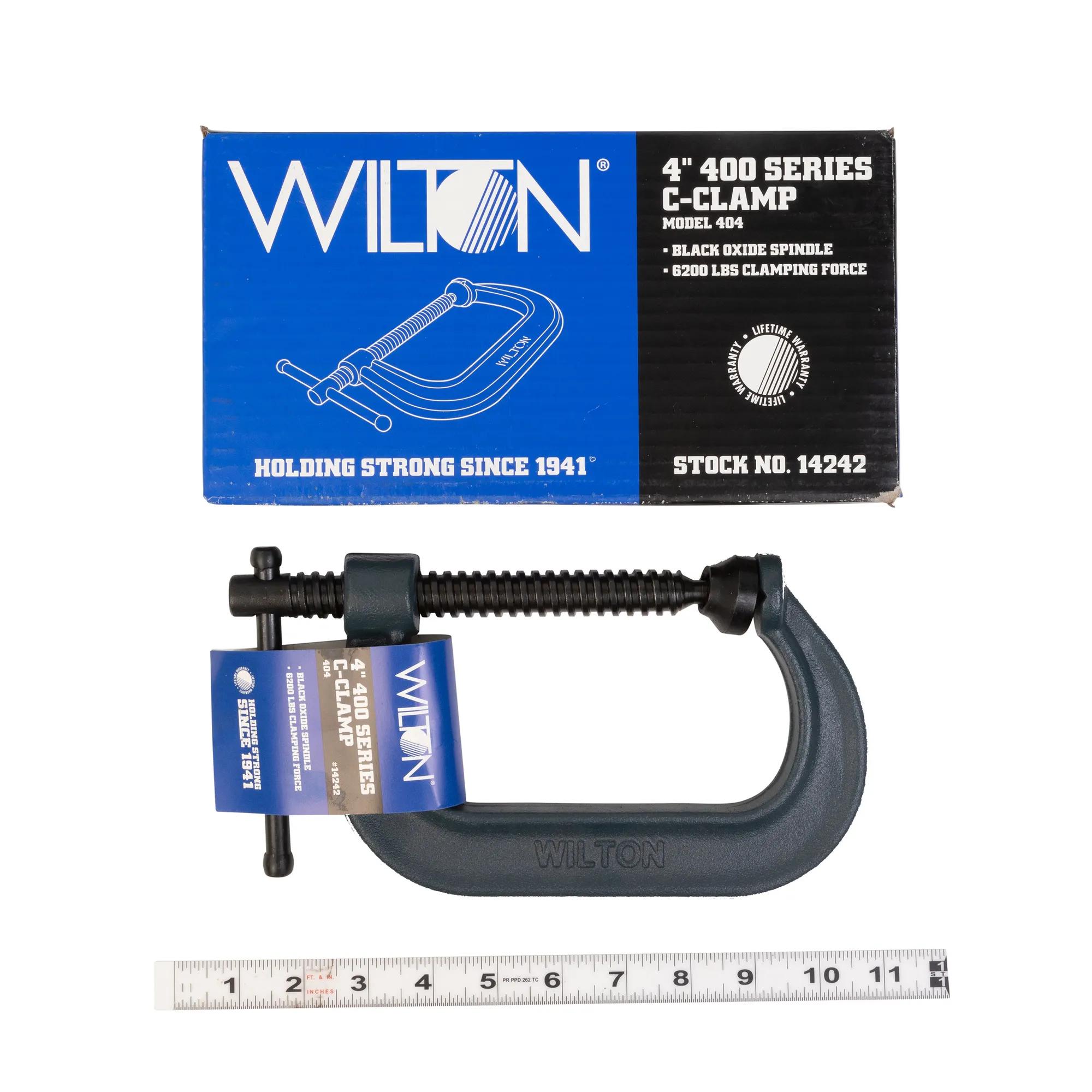 Drop Forged C-Clamp, 0 - 4-1/4 in. Opening, 3-1/4 in. Throat Depth