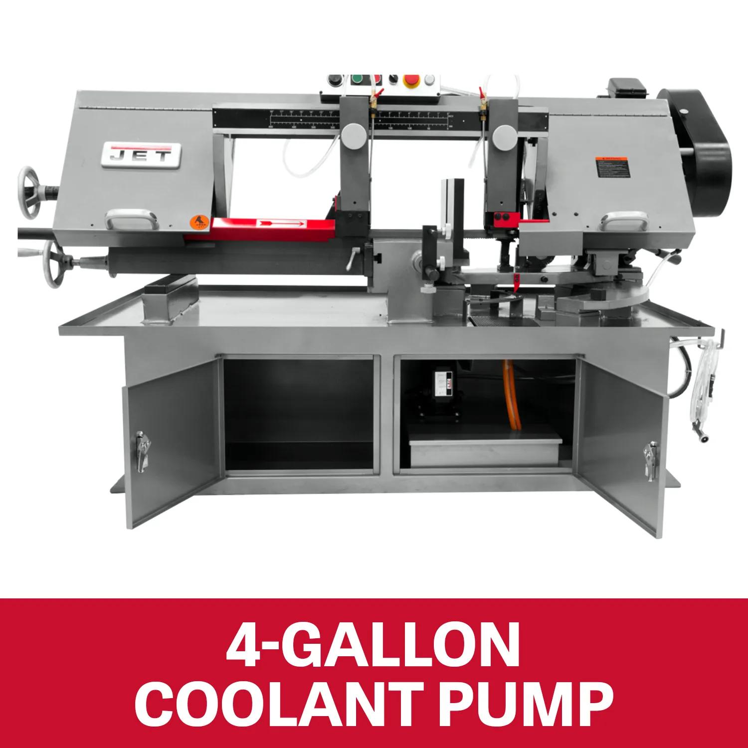 10" x 18" Horizontal Dual Mitering Bandsaw, 2HP, 460V 3PH(MBS-1018-3 10)