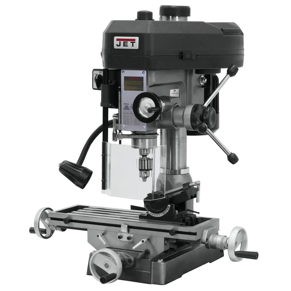 7-1/2" x 23" Mill/Drill w/ R-8 Taper 1151Ph, 1HP, 115V 1PH(JMD-15)