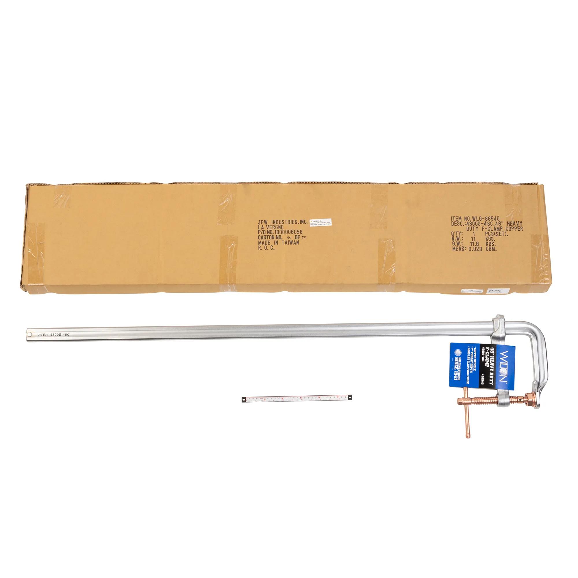 48 in.  Heavy Duty F-Clamp Copper - (4800S-48C)