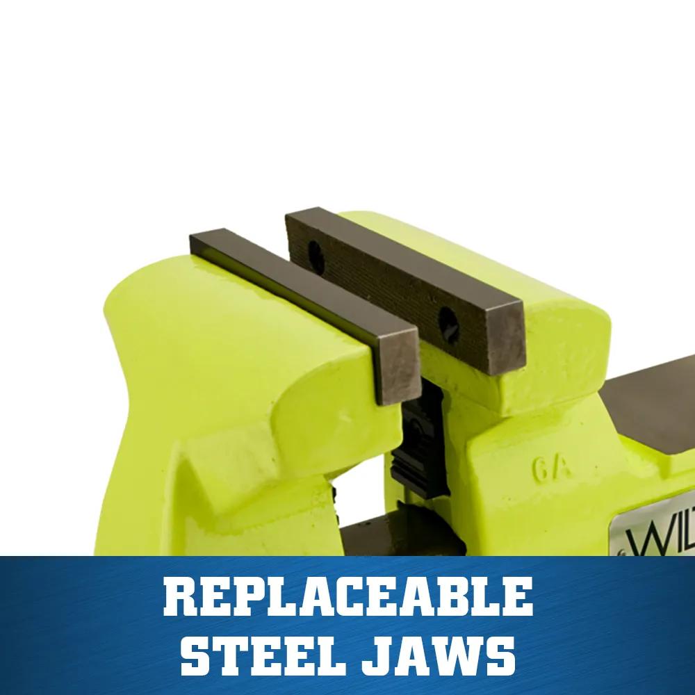 5 in. High-Visibility Safety Vise with Swivel Base