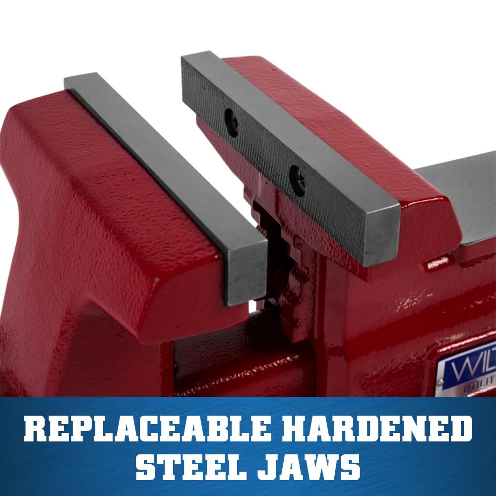 6-1/2 in. Utility HD Bench Vise with 360-Degree Swivel Base