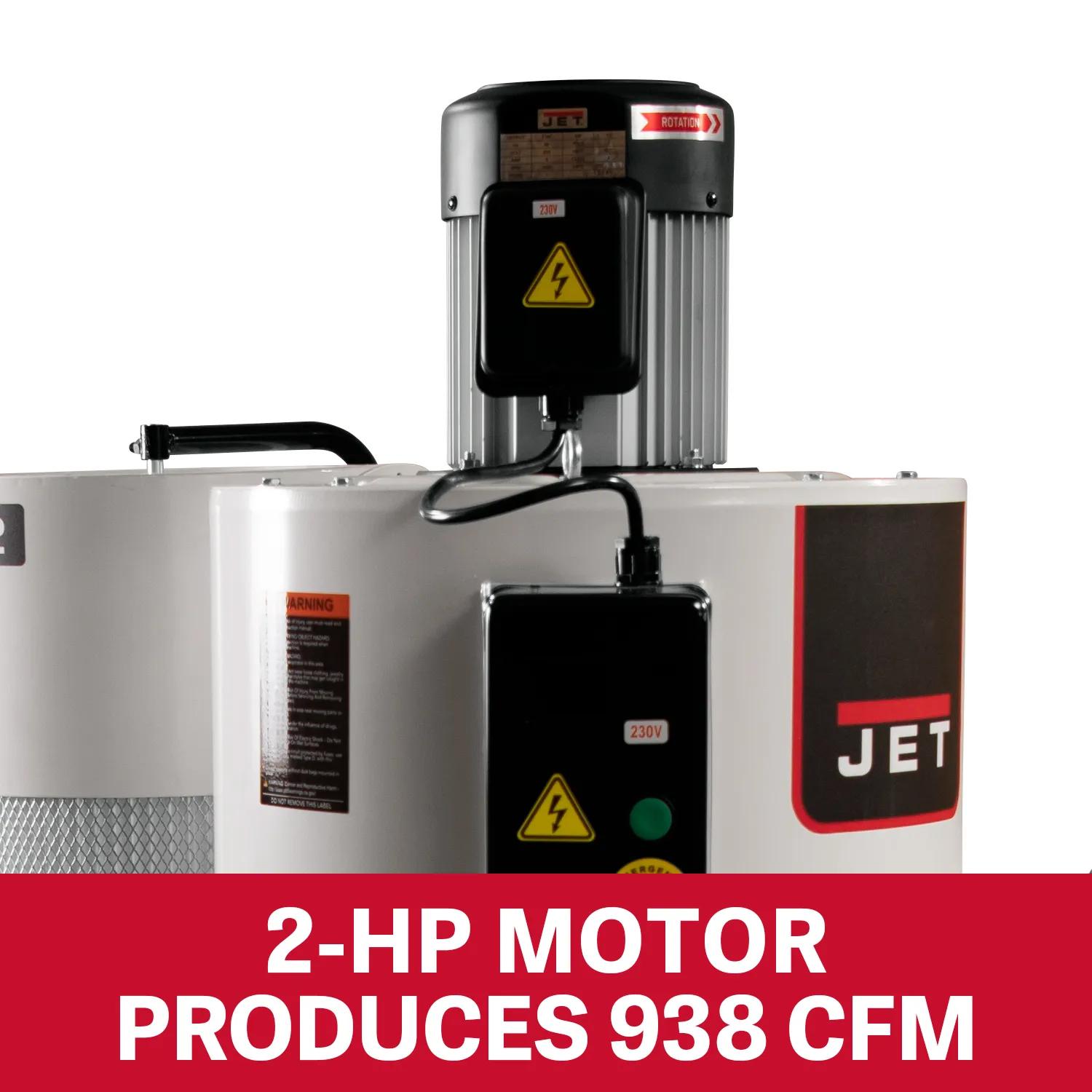 1538 CFM, Cyclone Dust Collector, 2HP, 230V(JCDC-2)