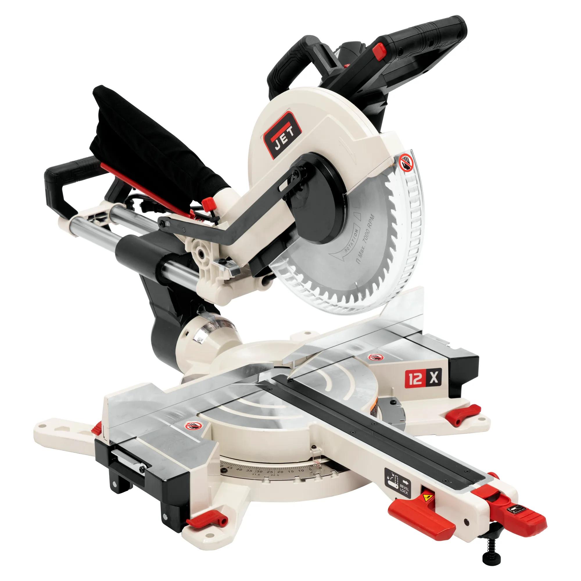 12" Sliding Dual Bevel Compound Miter Saw, 2.3HP, 115V 1PH(JMS-12X)
