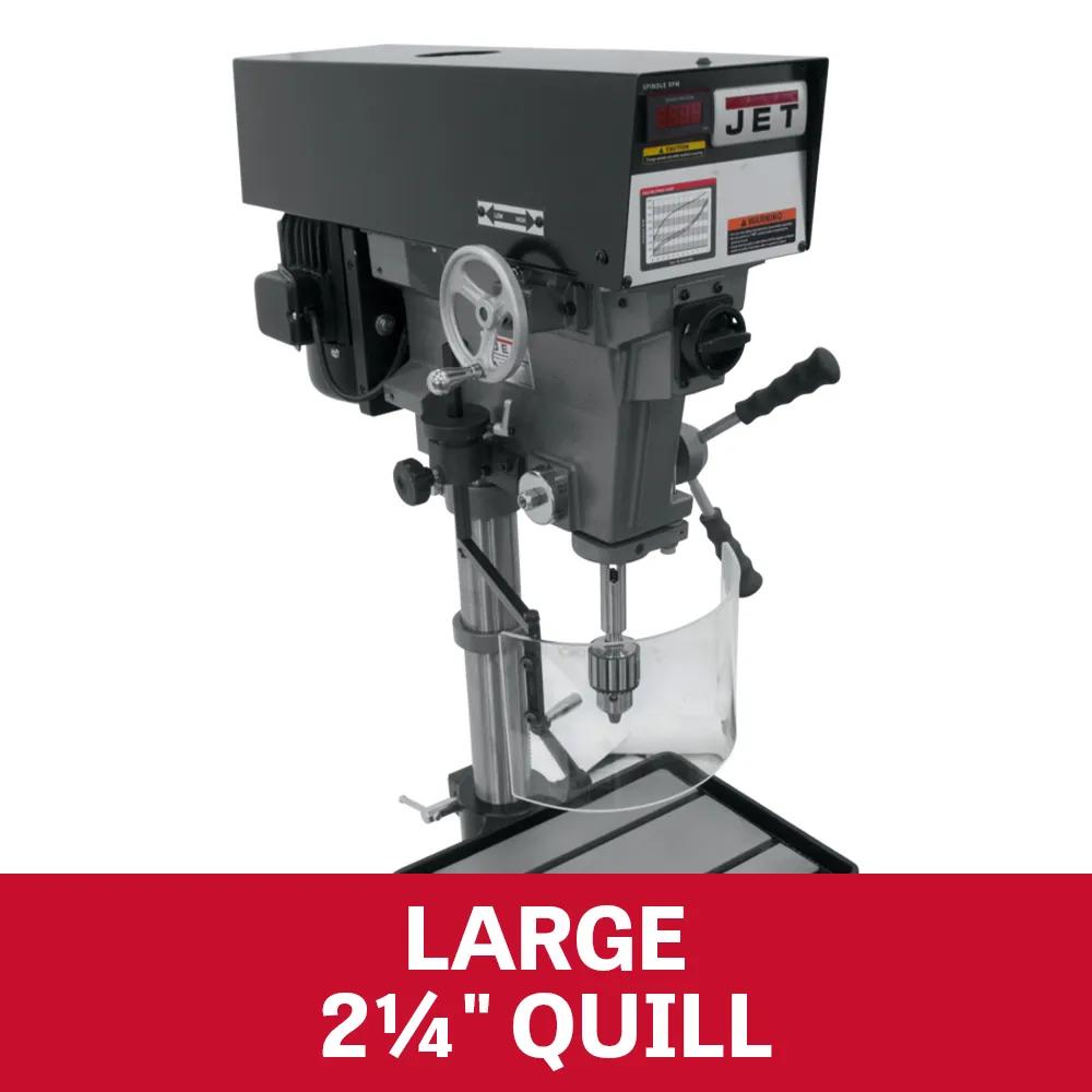 15" Vari. Speed Floor Model Drill Press, 1HP, 230/460V(J-A5818)