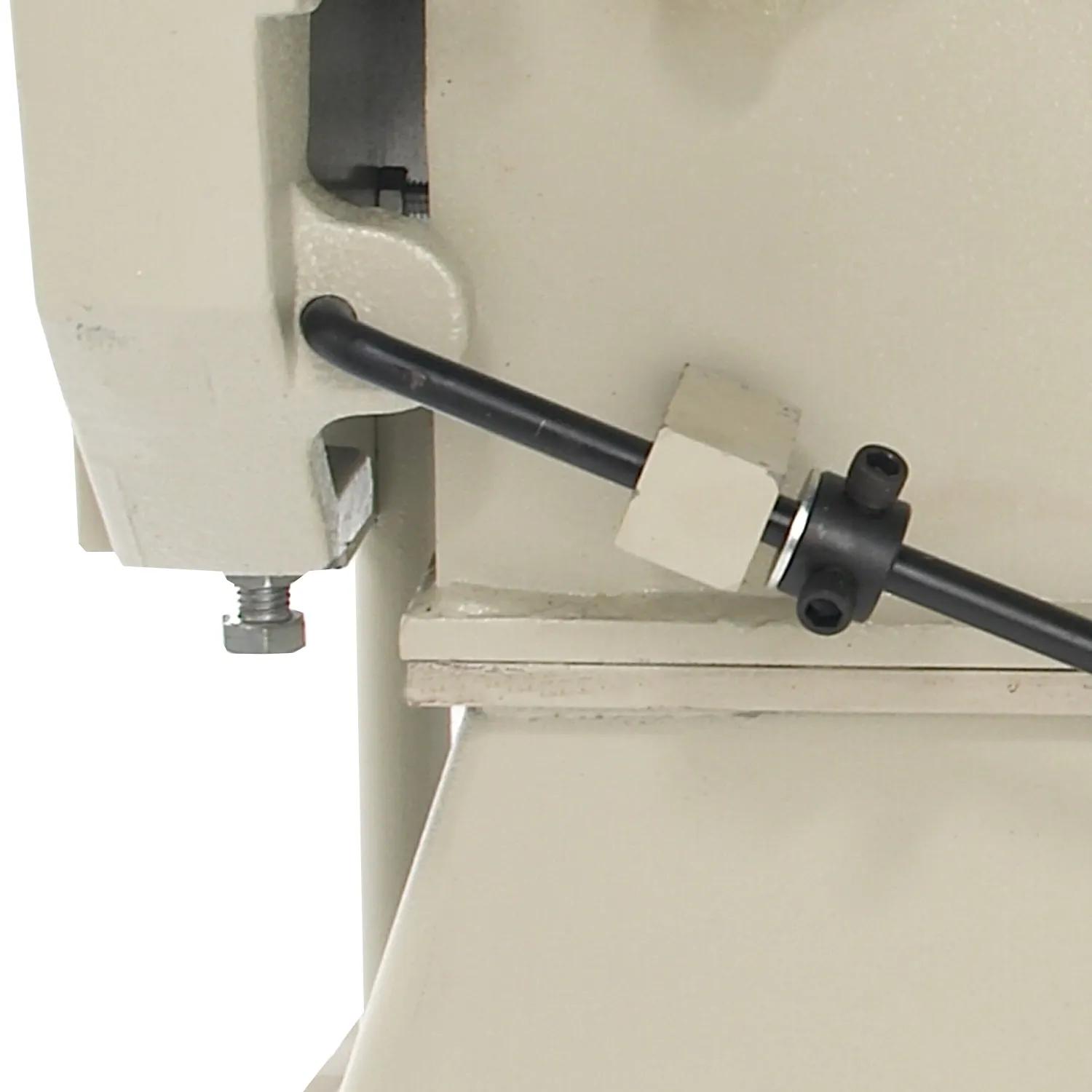 Position the stop collar for repeatable bends