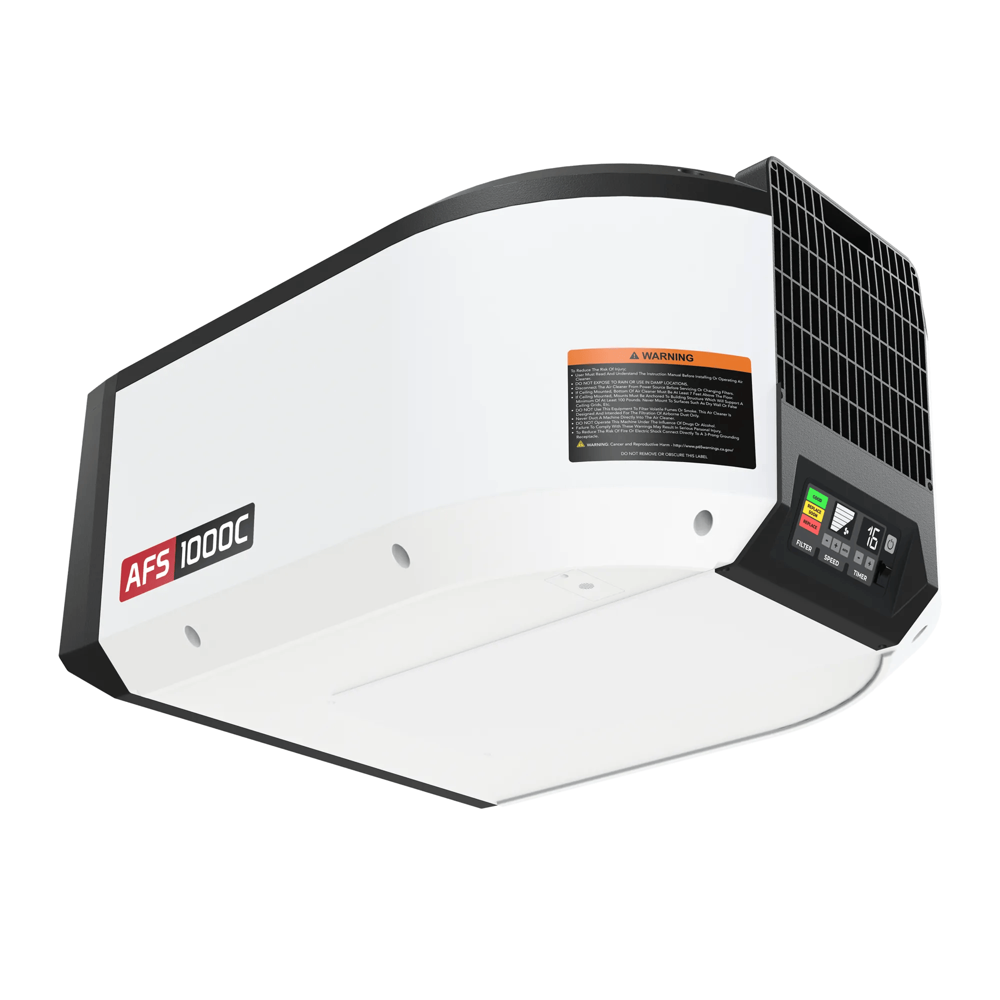 1000 CFM, Filtration System, Remote Control, 0.33HP, 120V 3PH(AFS-1000C)