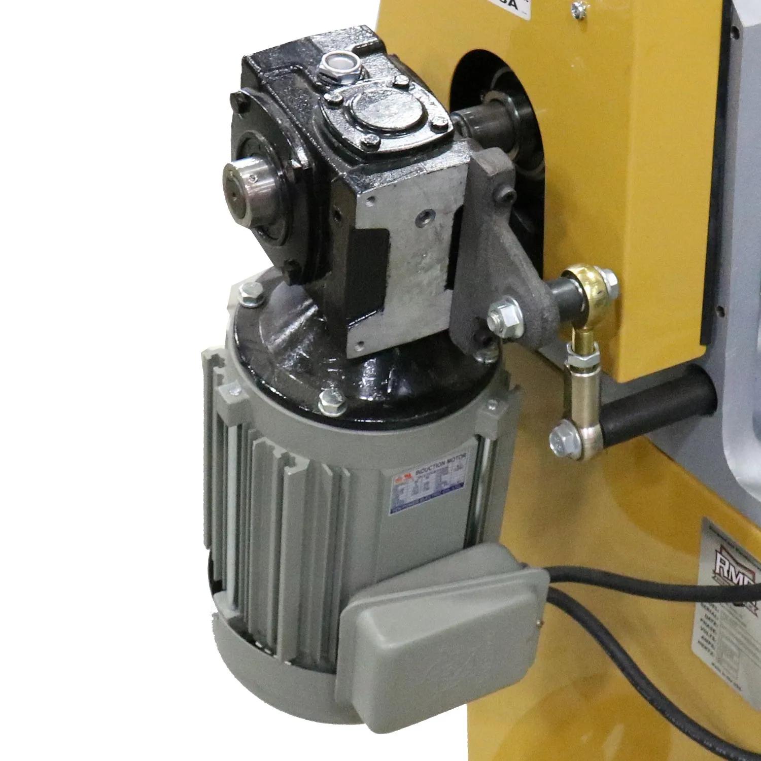 You can operate it almost anywhere, including in the field. A 1 hp motor runs on 110V power.