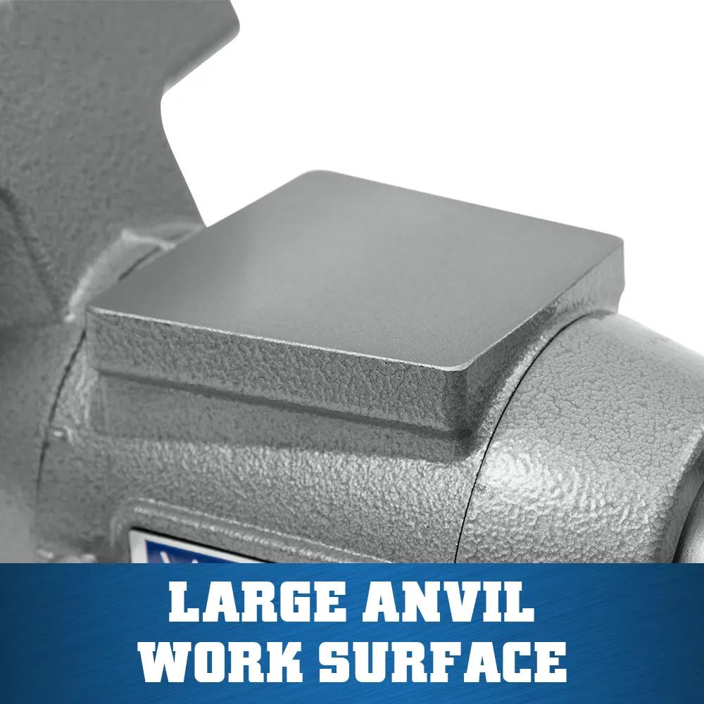 6-1/2 in. Multi-Purpose Bench Vise with 360-Degree Rotating Head & Base