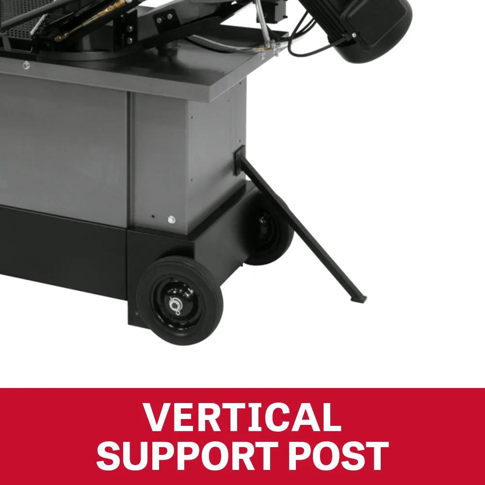 7" x 10-1/2" Horizontal/Vert. Mitering Geared Head Bandsaw, 1HP, 115/230V 1PH(HVBS-710G)