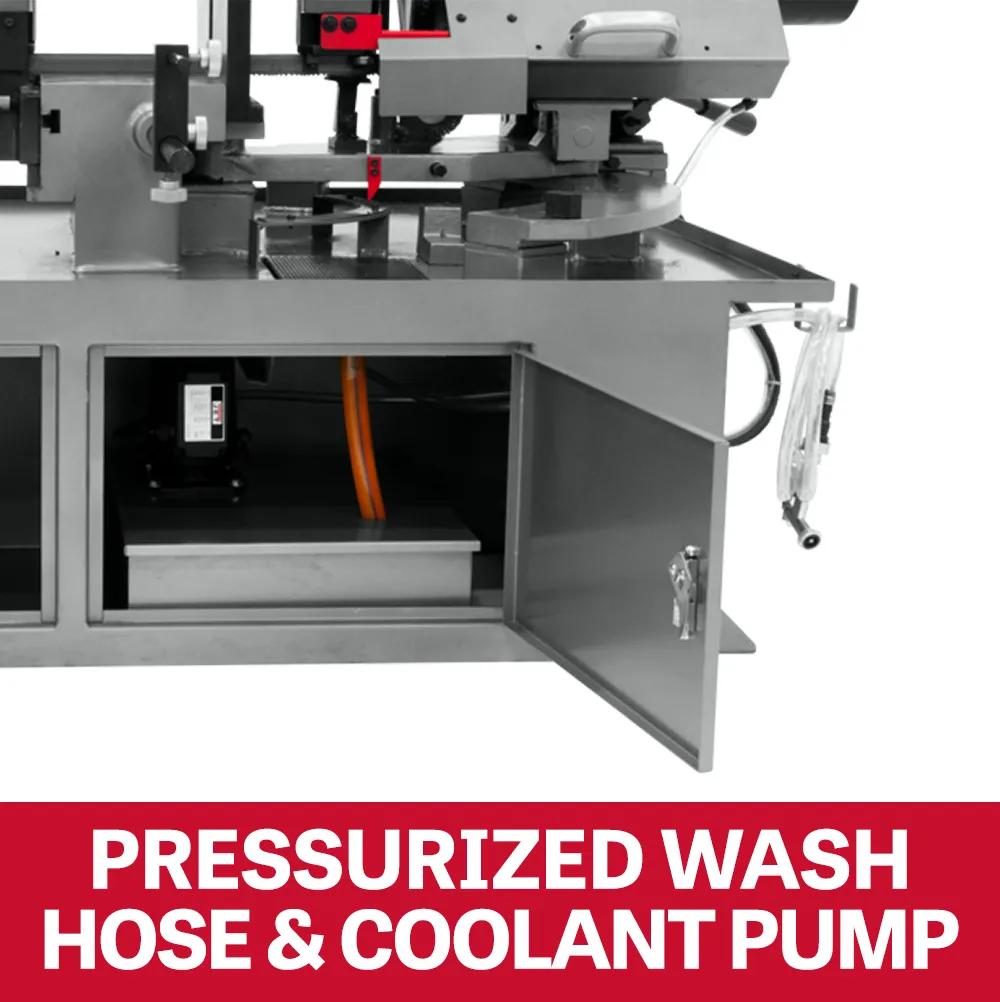 10" x 18" Horizontal Dual Mitering Bandsaw, 2HP, 230V 1PH(MBS-1018-1 10)