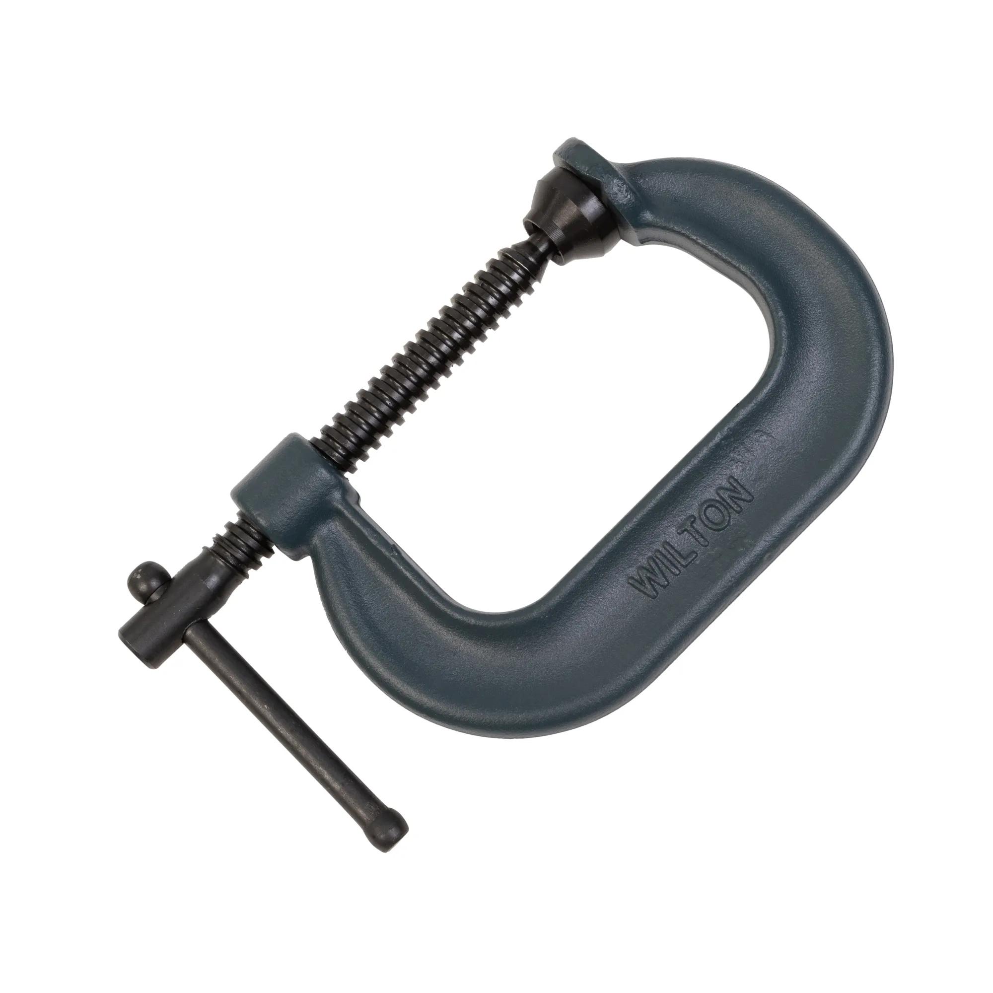 Drop Forged C-Clamp, 0 - 3 in. Opening, 2-7/16 in. Throat Depth