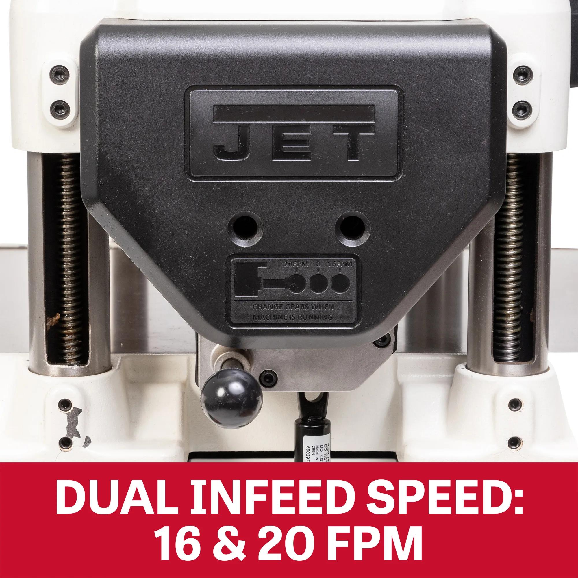 15"  Straight Knife Planer, 3HP, 230V 1PH(JWP-15B)