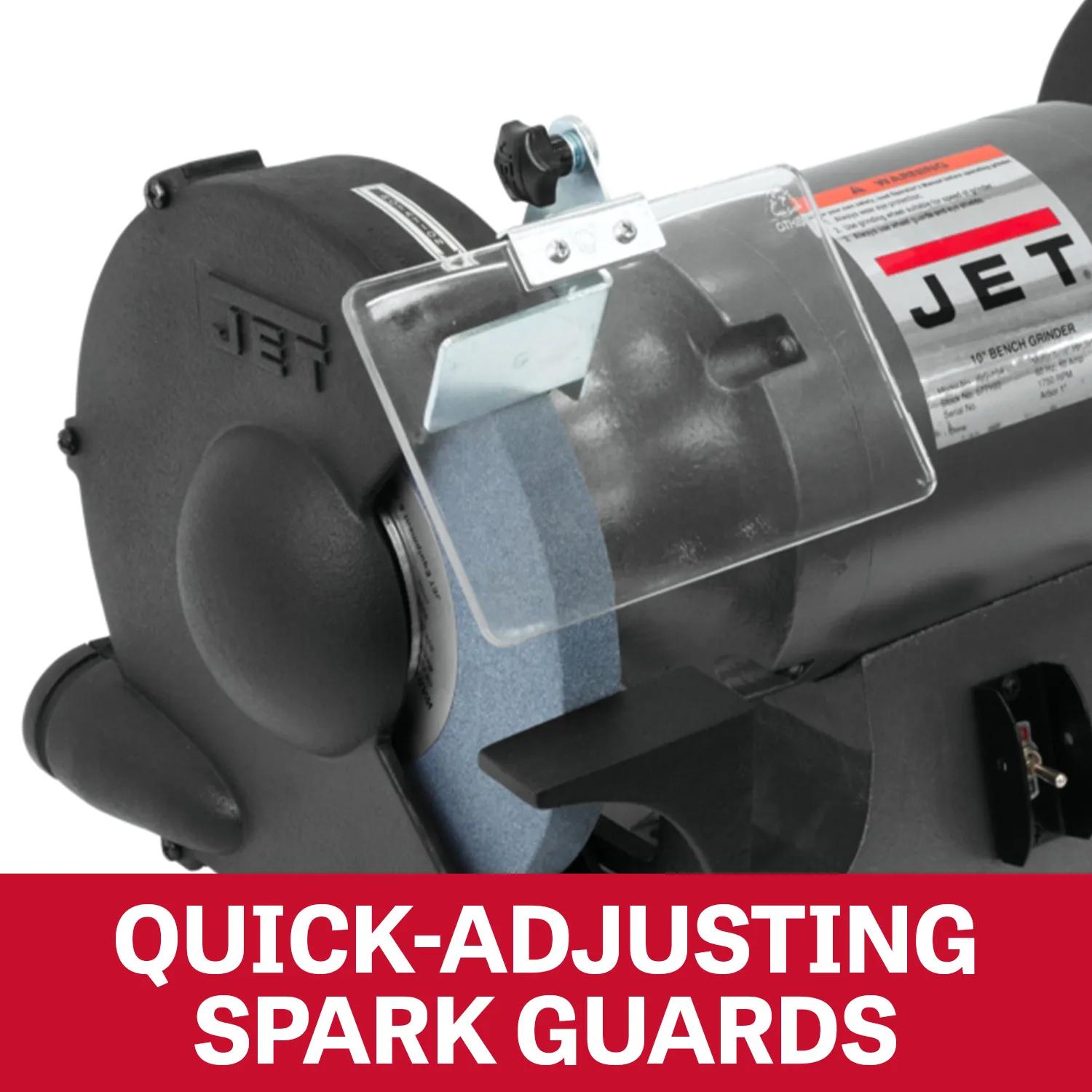 10" Bench Grinder, 1HP, 120V 1PH(JBG-10B)