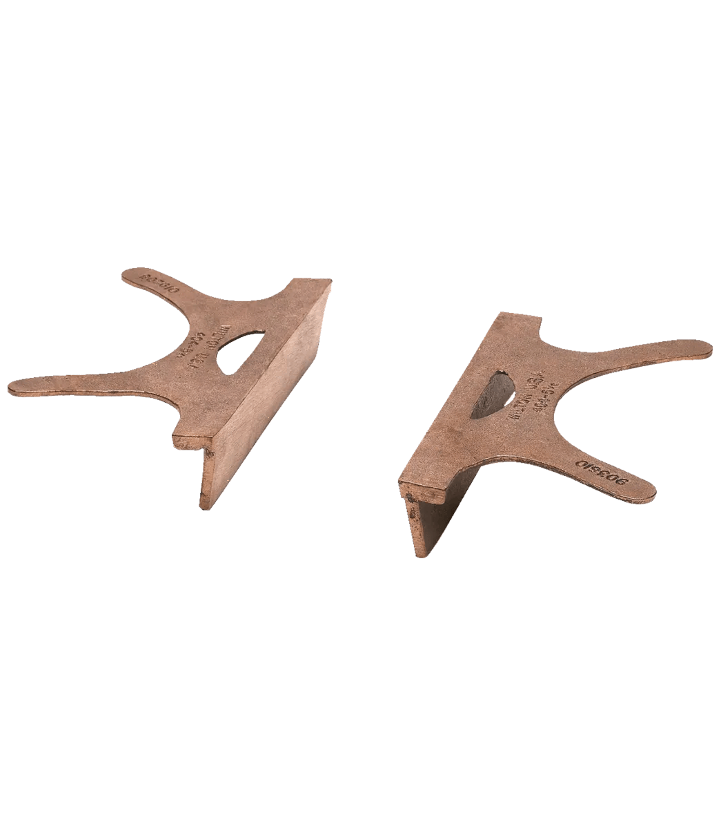 6 in. Copper Jaw Caps