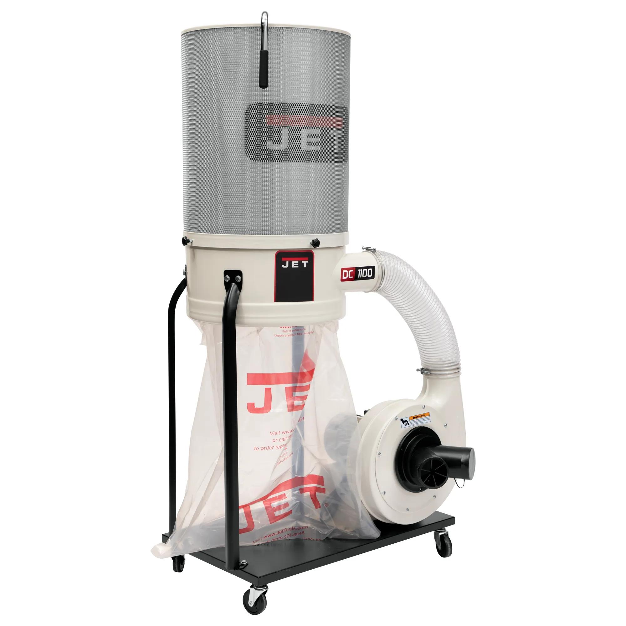 1100 CFM, Dust Collector, 2-Micron Canister Kit, 1.5HP, 115/230V 1PH(DC-1100VX-CK)