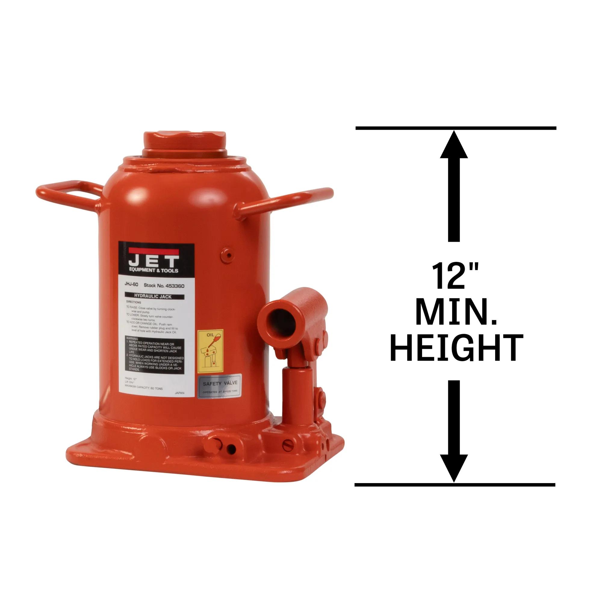 60 Ton, Hydraulic Bottle Jack(JHJ-60)