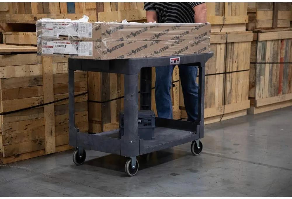500 lb Capacity, Resin Flat Top Utility Cart(PUC-4425)