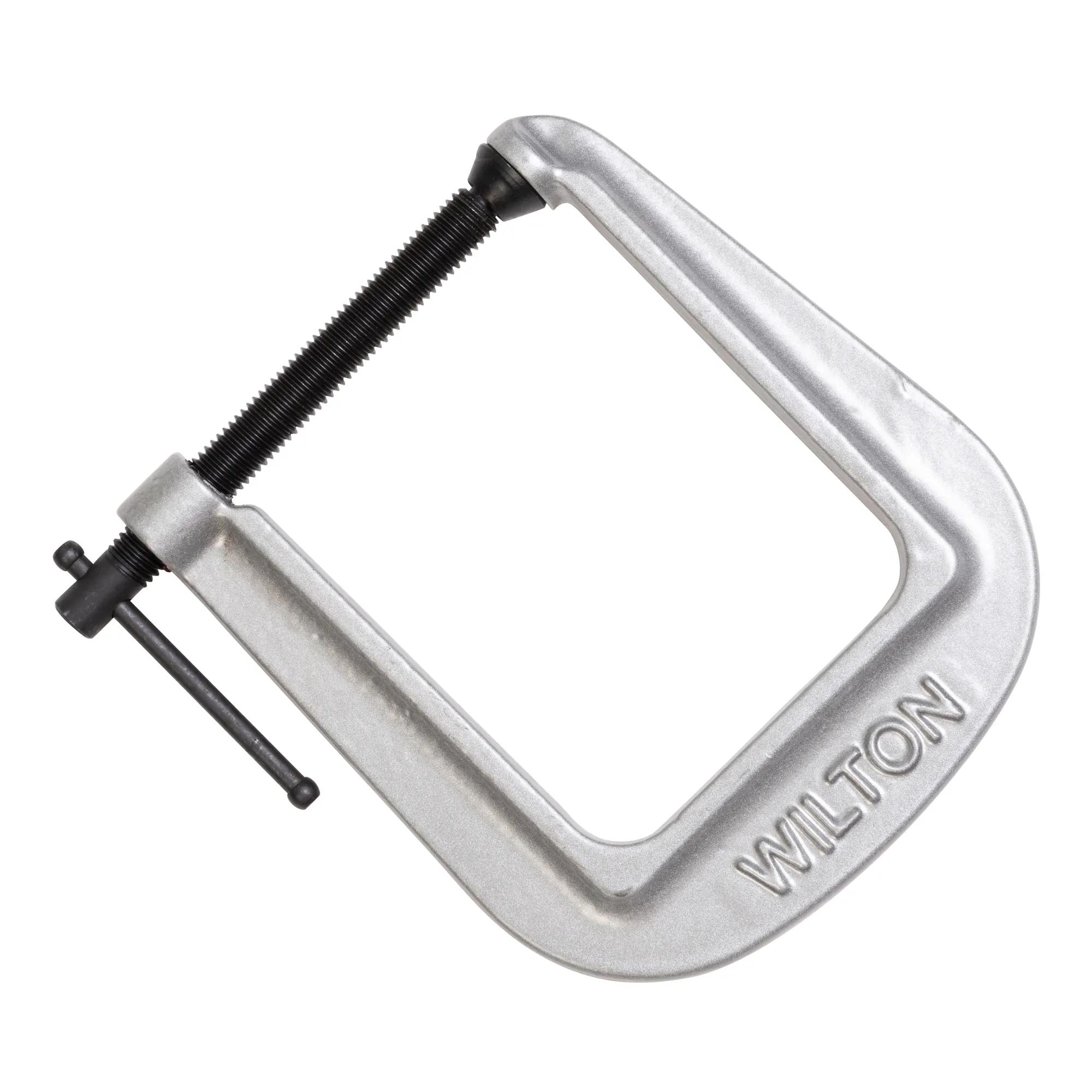Deep-Reach Carriage C-Clamp, 0 in.  - in.  3 in.  Jaw Opening, 4-1/2 in.  Throat Depth