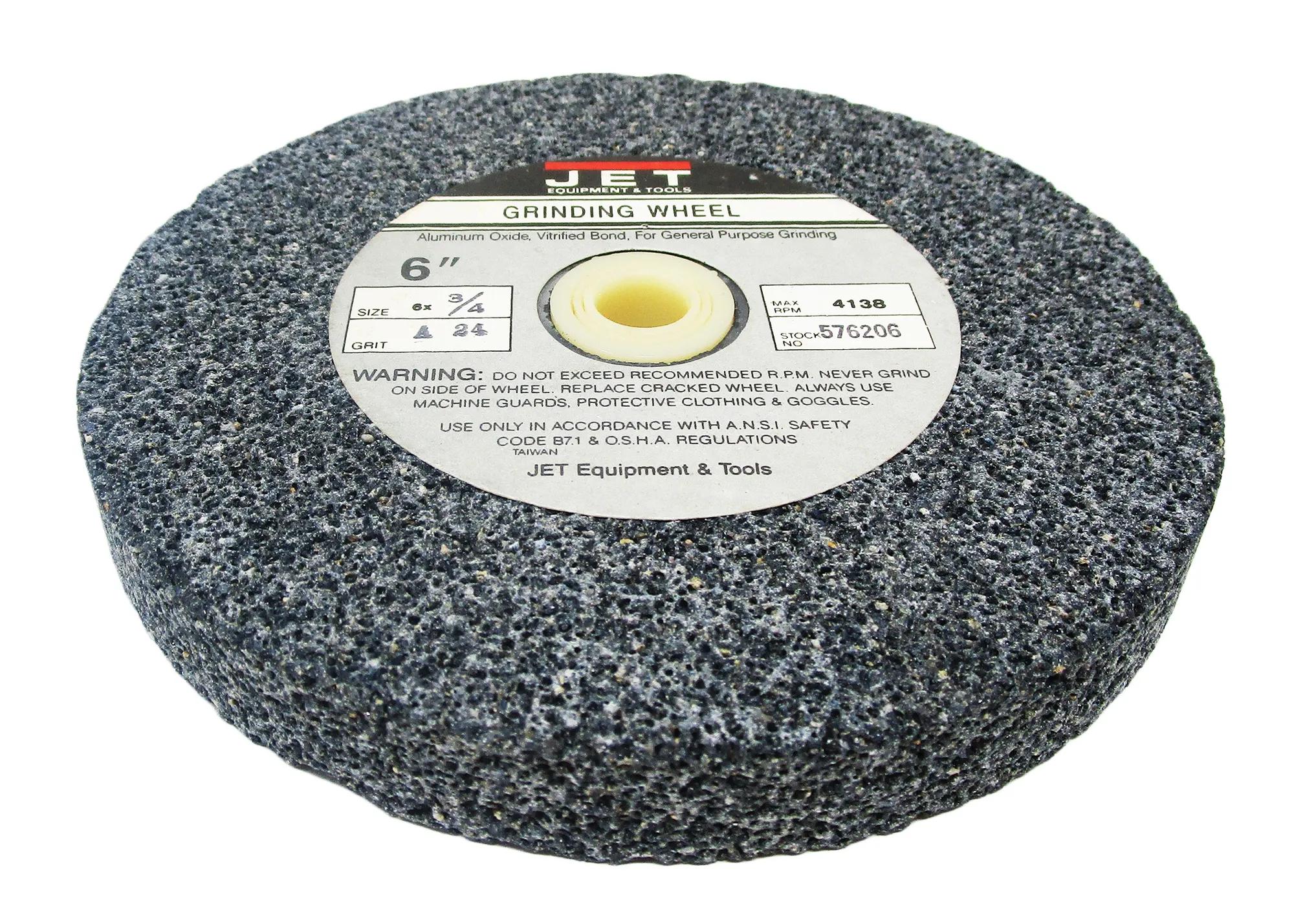 Grinding Wheel, 6 x 34", Right Side A24 for JBG-6A Bench Grinder
