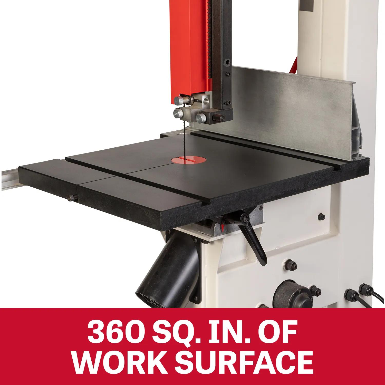 14"  Black Bandsaw, 1.75HP, 115/230V 1PH(JWBS-14SFX-BLK)